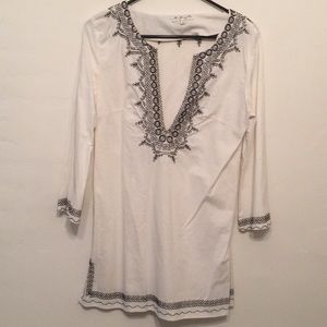 White embroidered tunic